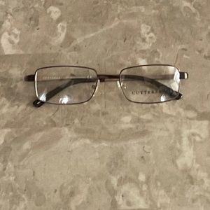 CUTTER & BUCK “Brentwood” Brown Eyeglass Frames 54-19-140